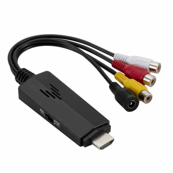 HD-Video-zu-3RCA-AV-CVBS-Konverter-Adapter – Bild 1