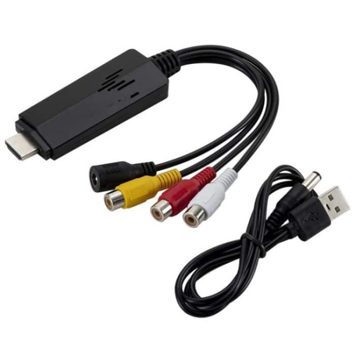 HD-Video-zu-3RCA-AV-CVBS-Konverter-Adapter – Bild 2