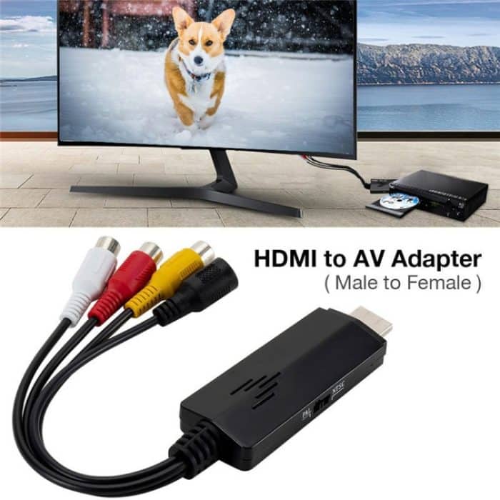 HD-Video-zu-3RCA-AV-CVBS-Konverter-Adapter – Bild 5