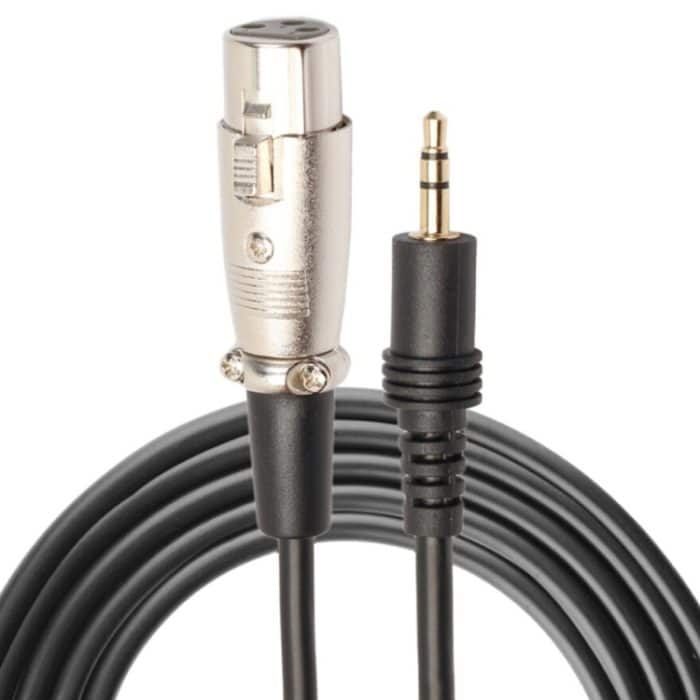 3m 3,5 mm Stecker auf XLR Buchse Mikrofon Audio Kabel – Bild 2
