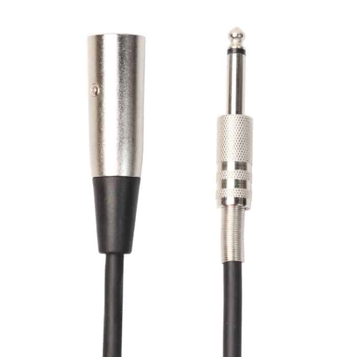 3-poliger Stecker auf 6,35 mm Mono-Mikrofon-Audiokabel, Length: 1.8m, Length: 3m, Length: 5m, Length: 7.6m, Length: 10m – Bild 3