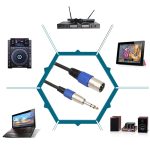 30 cm XLR 3-poliger Stecker auf 6,35 mm (1/4 Zoll) XLR-Stecker Stereo-Mikrofon-Audiokabelkabel – Bild 5