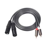 366119-15 2 Cinch-Stecker auf 2 XLR 3-poliges Stecker-Audiokabel, Länge: 1,5 m