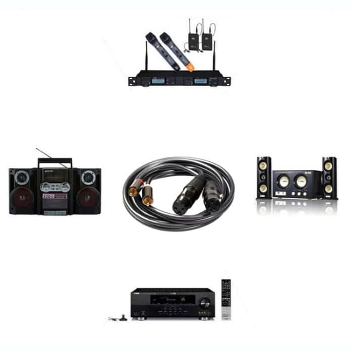 366120-15 2 Cinch-Stecker auf 2 XLR 3-polige Buchse, Länge: 1,5 m – Bild 4