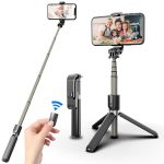 L03 Aluminiumlegierung faltbarer Bluetooth-Stativ-Selfie-Stick, L03 White, L03 Black