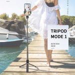 L03 Aluminiumlegierung faltbarer Bluetooth-Stativ-Selfie-Stick, L03 White, L03 Black – Bild 13