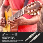 1,8 m langes Audio-Patchkabel mit 6,35 mm (männlich auf männlich) geschirmten Klinkensteckern, 1.8m M to M – Bild 5