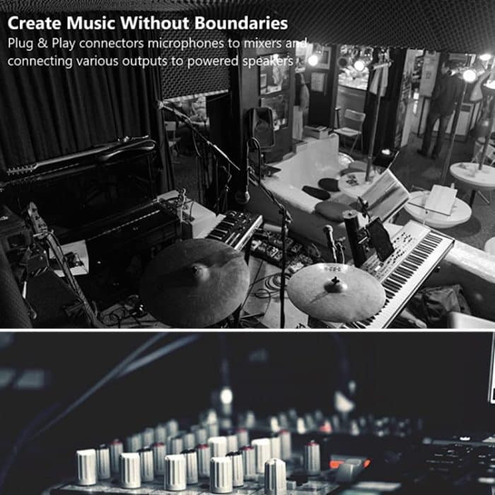 1,8 m 3-poliges XLR-Stecker-zu-XLR-Mikrofonkabel – Bild 6