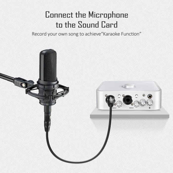 3 m 3-poliges XLR-Stecker-zu-XLR-Buchse MIC Shielded Cable Microphone Audio Cord – Bild 7