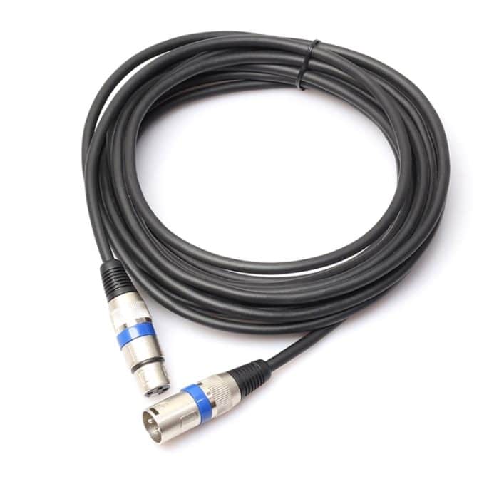 5m 3-polige XLR-Stecker auf XLR-Buchse MIC Shielded Cable Microphone Audio Cord – Bild 3