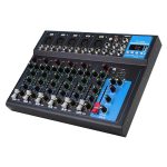 F7 Home 7-Kanal-Bluetooth-USB-Reverb-Mixer, EU-Stecker, F7 EU Plug – Bild 2