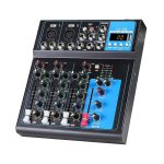 F4 Home 4-Kanal-Bluetooth-USB-Reverb-Mixer, EU-Stecker, F4 EU Plug – Bild 2