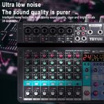 TEYUN NA8 8-Kanal-Kleinmischpult, Mobiltelefon-Soundkarte, Live-Übertragung, Computer-Aufnahmekonsolenprozessor, EU-Stecker, NA8 EU Plug – Bild 3