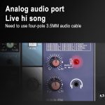 TEYUN NA8 8-Kanal-Kleinmischpult, Mobiltelefon-Soundkarte, Live-Übertragung, Computer-Aufnahmekonsolenprozessor, EU-Stecker, NA8 EU Plug – Bild 7