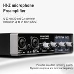 TEYUN Q-22 USB-Computer, kostenloses Srive-Mikrofon, externe Soundkarte, Q-22 – Bild 5