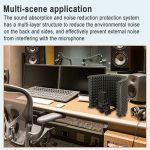 H-3 Mikrofon-Schallschutzabdeckung, Windschutzscheiben-Rauschunterdrückungshalterung, H-3 – Bild 4