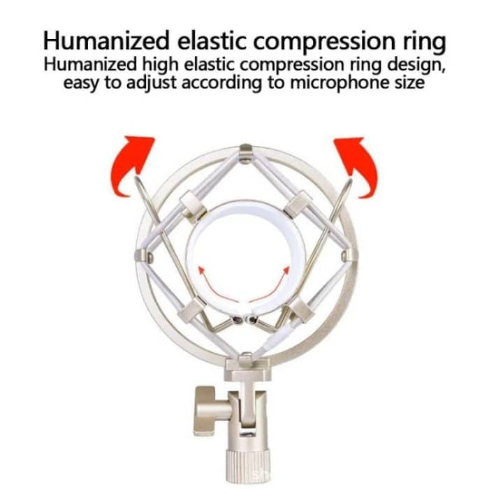 Kondensatormikrofon 50 mm stoßfester Metallhalter, 50mm – Bild 3