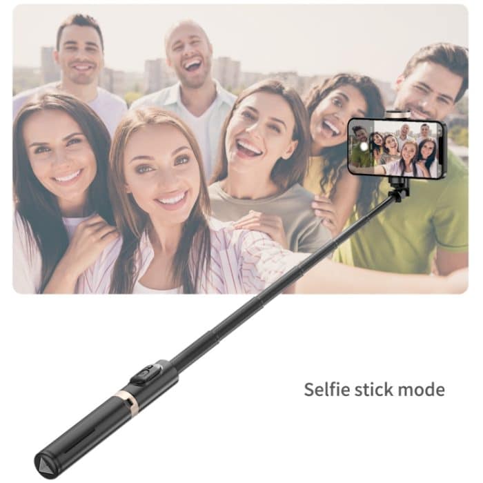 Q12 Hidden Design Verstärkter Bluetooth-Fernbedienungs-Stativ-Selfie-Stick, Q12 (Black), Q12s (Pink), Q12 (White) – Bild 6