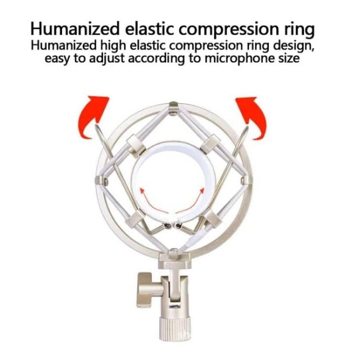 5 Stück Kondensatormikrofon 46 mm stoßfester Kunststoff-Halter – Bild 4