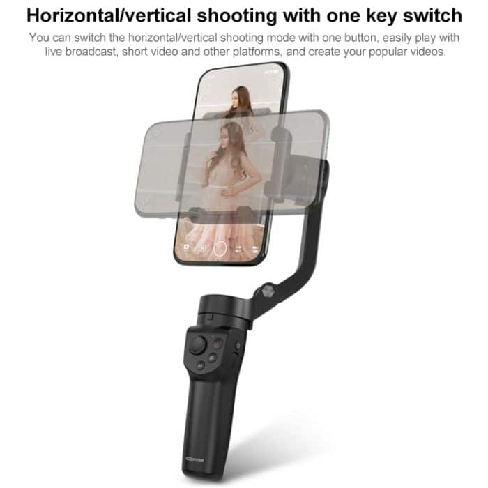 FEIYUTECH Vlog Pocket 2 Handstabilisator, faltbarer, dreiachsiger, intelligenter Anti-Shake-Gimbal, Vlog Pocket 2 – Bild 3