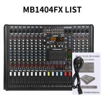 XTUGA B1404FX 14 Kanäle Bluetooth Audio Mixer Digital DJ Controller Sound Mischpult, B1404FX – Bild 2