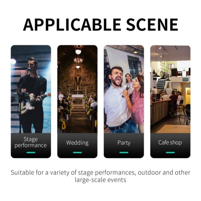 XTUGA B1404FX 14 Kanäle Bluetooth Audio Mixer Digital DJ Controller Sound Mischpult, B1404FX – Bild 12