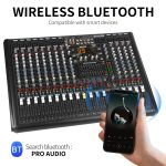 XTUGA B1404FX 14 Kanäle Bluetooth Audio Mixer Digital DJ Controller Sound Mischpult, B1404FX – Bild 9