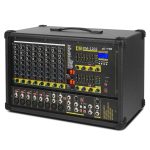 XTUGA PM1202 900 W 10-Kanal-Bühnenleistungsmixer 24-Bit-Multil-FX-Prozessor Dual 99 DSP-Effekt-DJ-Verstärker, PM1202