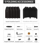 XTUGA BURNER Pro 5 Tür-Aufnahmemikrofon-Isolationsschild – Bild 4