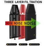 XTUGA BURNER Pro 5 Tür-Aufnahmemikrofon-Isolationsschild – Bild 10