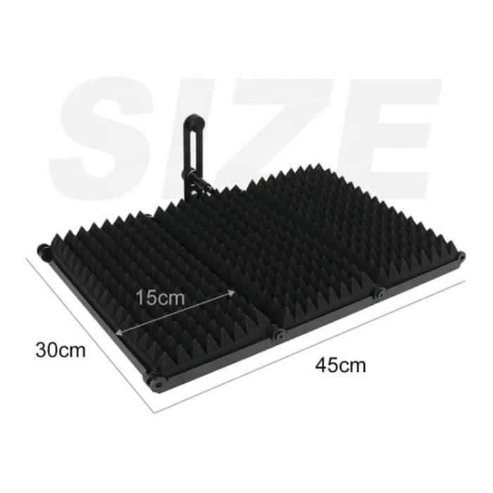 XTUGA P73 Faltbarer Aufnahmemikrofon-Isolationsschutz – Bild 2