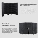 XTUGA P75 Faltbarer Aufnahmemikrofon-Isolationsschutz – Bild 6