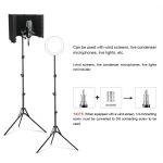 XTUGA UL-03 Live Light Tripod Lift Bodenmikrofonständer – Bild 7