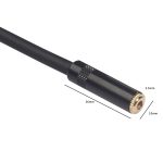 TC227K17-03 3,5 mm weibliches zu XLR-männliches Audiokabel, Länge: 0,3 m – Bild 4
