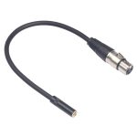 TC227K18-03 3,5 mm weibliches zu XLR-weibliches Audiokabel, Länge: 0,3 m