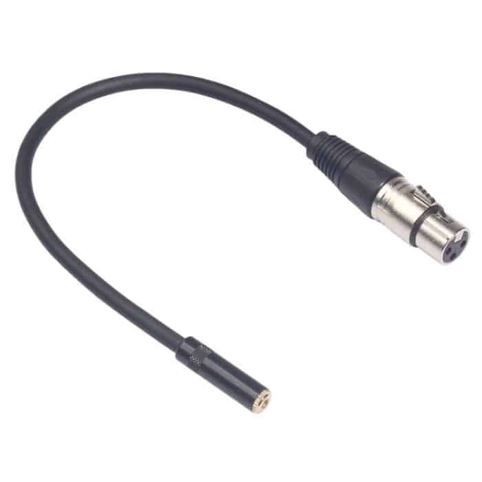 MCP1014.jpg TC227K18-03 3,5 mm weibliches zu XLR-weibliches Audiokabel, Länge: 0,3 m – Bild 1