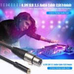 TC227K18-03 3,5 mm weibliches zu XLR-weibliches Audiokabel, Länge: 0,3 m – Bild 7