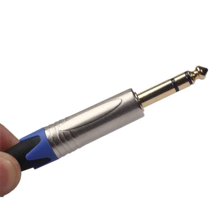 TC203NF03 6,35 mm männliches bis 3,5 mm weibliches Audiokabel, Länge: 0,3 m – Bild 4