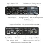 XTUGA E22 Audio Interface Professionelle Soundkarte – Bild 4