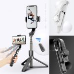 L08 Verstellbarer Gimbal stabilisiert den Bluetooth-Selbstauslöser-Stativ-Selfie-Stick – Bild 2