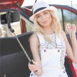 L08 Verstellbarer Gimbal stabilisiert den Bluetooth-Selbstauslöser-Stativ-Selfie-Stick – Bild 11