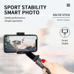 L08 Verstellbarer Gimbal stabilisiert den Bluetooth-Selbstauslöser-Stativ-Selfie-Stick – Bild 3