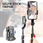 L08 Verstellbarer Gimbal stabilisiert den Bluetooth-Selbstauslöser-Stativ-Selfie-Stick – Bild 7