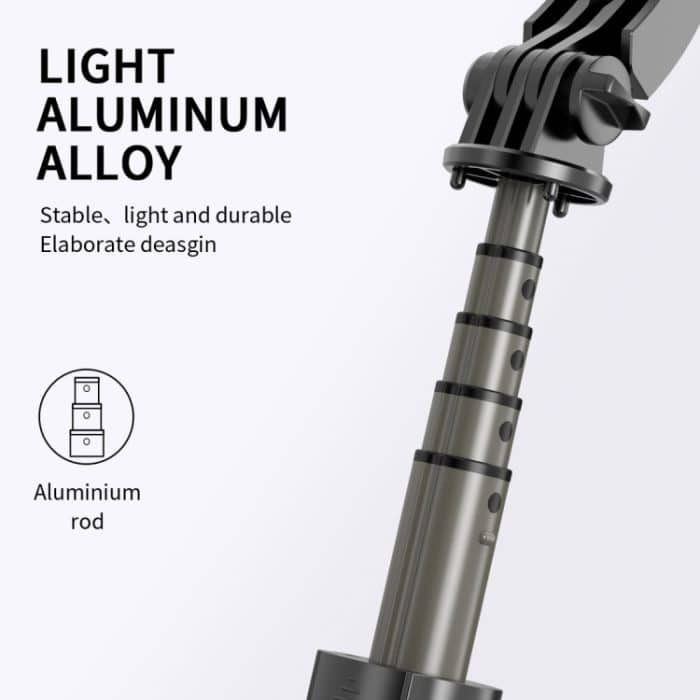 L08 Verstellbarer Gimbal stabilisiert den Bluetooth-Selbstauslöser-Stativ-Selfie-Stick – Bild 8