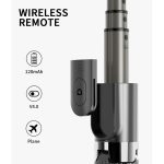 L08 Verstellbarer Gimbal stabilisiert den Bluetooth-Selbstauslöser-Stativ-Selfie-Stick – Bild 10