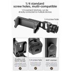 BEXIN PH-01 Desktop Live Broadcast Bracket 360 Phone Clamp Dual Cold Shoes Mount – Bild 11