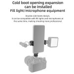 BEXIN PH-01 Desktop Live Broadcast Bracket 360 Phone Clamp Dual Cold Shoes Mount – Bild 12