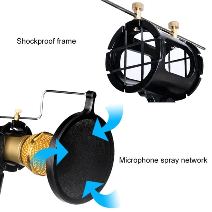 RODD NB-108 Karaoke Telefon Mikrofon Stativ Scherenarm Ständerhalter, Für Studioaufnahmen, Live-Übertragungen, Live-Shows, KTV usw. – Bild 6