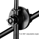 RODD NB-108 Karaoke Telefon Mikrofon Stativ Scherenarm Ständerhalter, Für Studioaufnahmen, Live-Übertragungen, Live-Shows, KTV usw. – Bild 8