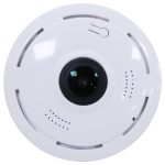 JJX-1801 Fisheye Weitwinkel 1.0MP Smart Wireless Wifi IP-Kamera, Unterstützung TF-Karte (max. 128 GB) – Bild 3